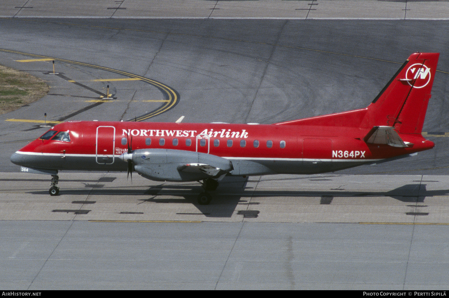 Aircraft Photo of N364PX | Saab 340B | Northwest Airlink | AirHistory.net #270960