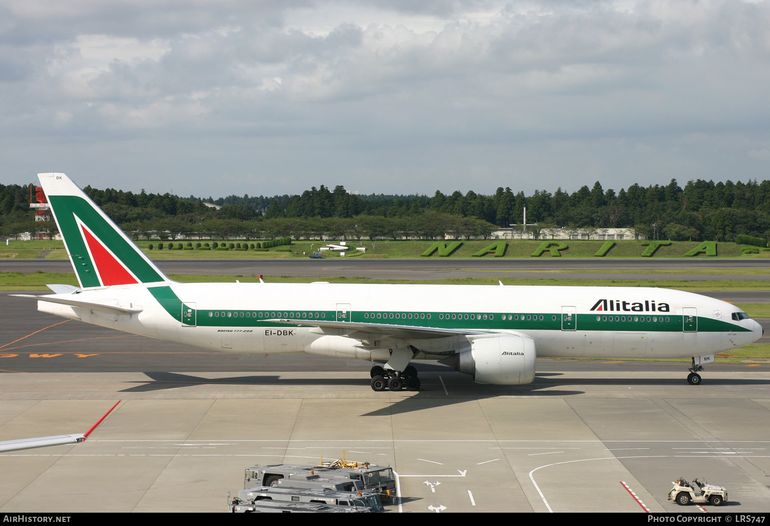 Aircraft Photo of EI-DBK | Boeing 777-243/ER | Alitalia | AirHistory.net #270965