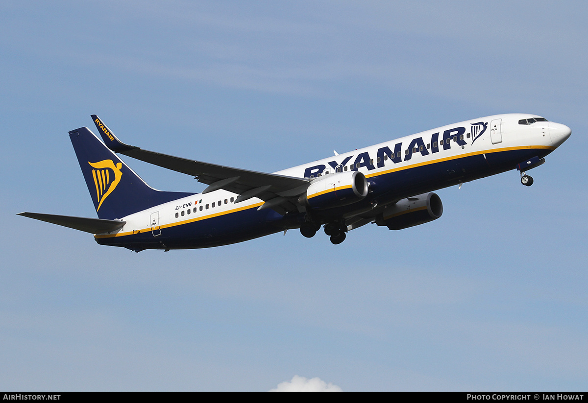 Aircraft Photo of EI-ENB | Boeing 737-8AS | Ryanair | AirHistory.net #270983