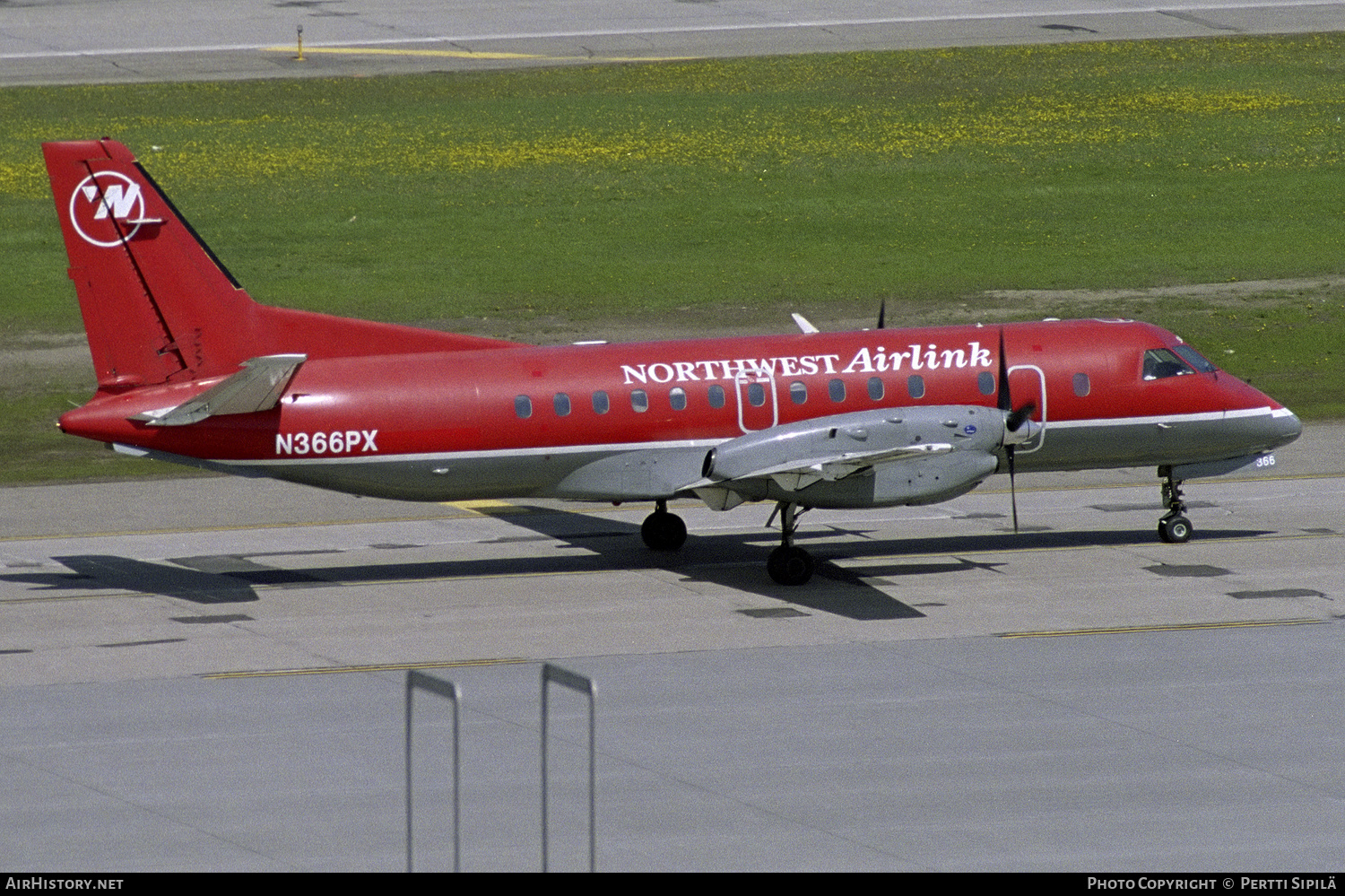Aircraft Photo of N366PX | Saab 340B | Northwest Airlink | AirHistory.net #270993