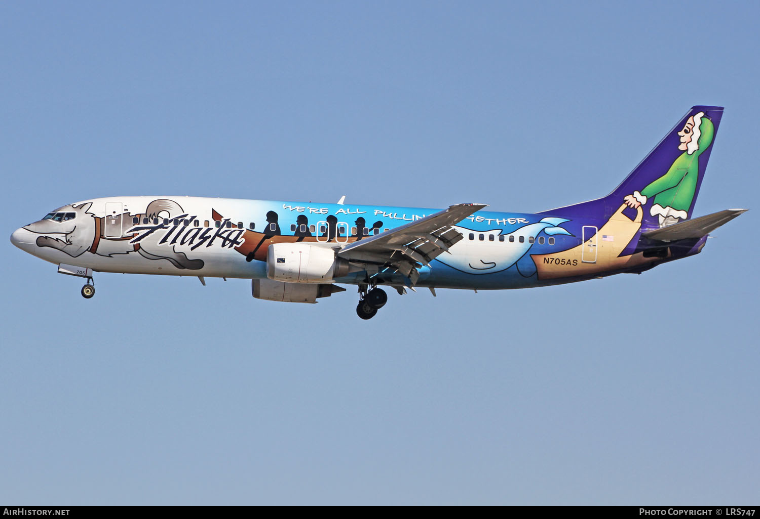 Aircraft Photo of N705AS | Boeing 737-490 | Alaska Airlines | AirHistory.net #270995