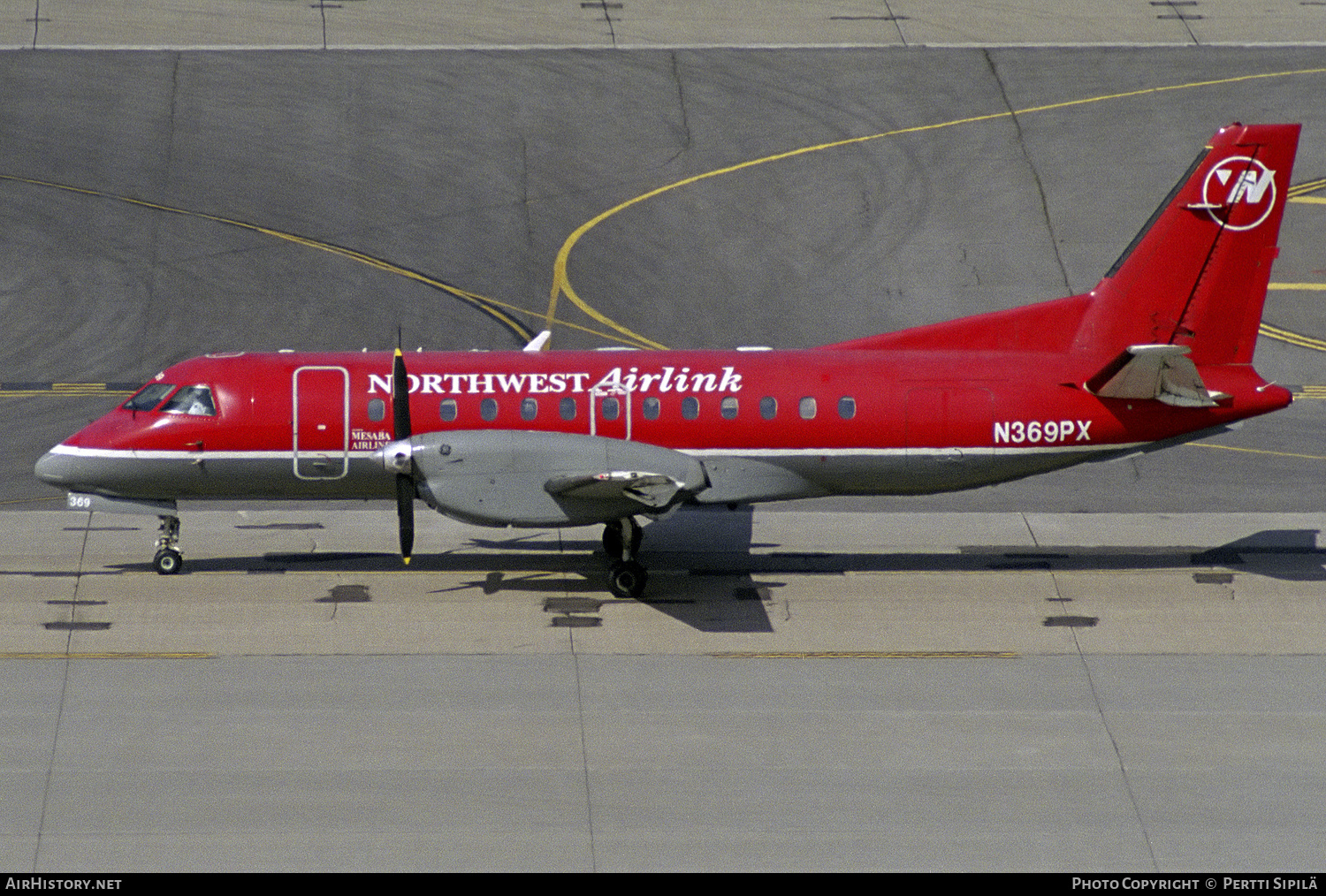 Aircraft Photo of N369PX | Saab 340B | Northwest Airlink | AirHistory.net #271012