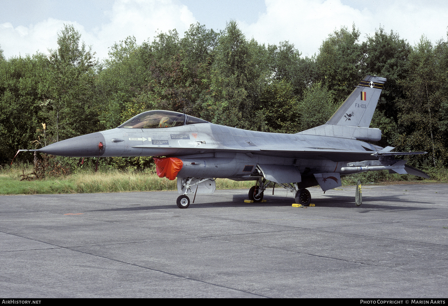 Aircraft Photo of FA-103 | General Dynamics F-16A Fighting Falcon | Belgium - Air Force | AirHistory.net #271050