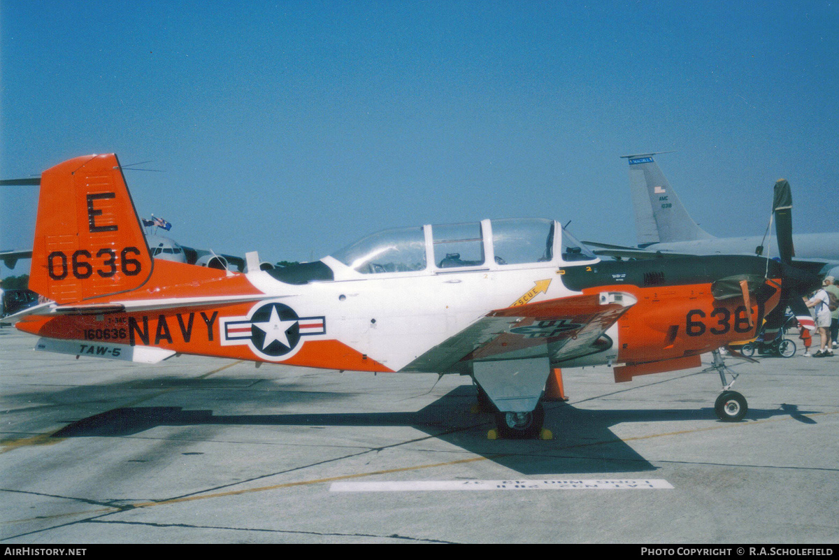 Aircraft Photo of 160636 | Beech T-34C Turbo Mentor | USA - Navy | AirHistory.net #271051