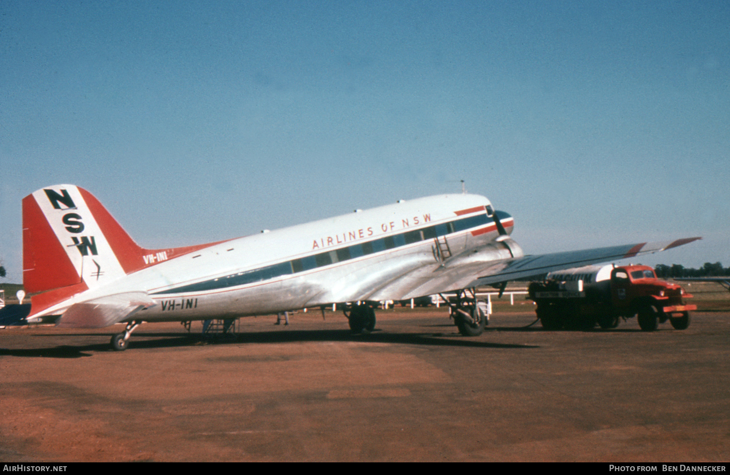 Aircraft Photo of VH-INI | Douglas DC-3-G202A | Airlines of NSW | AirHistory.net #271071