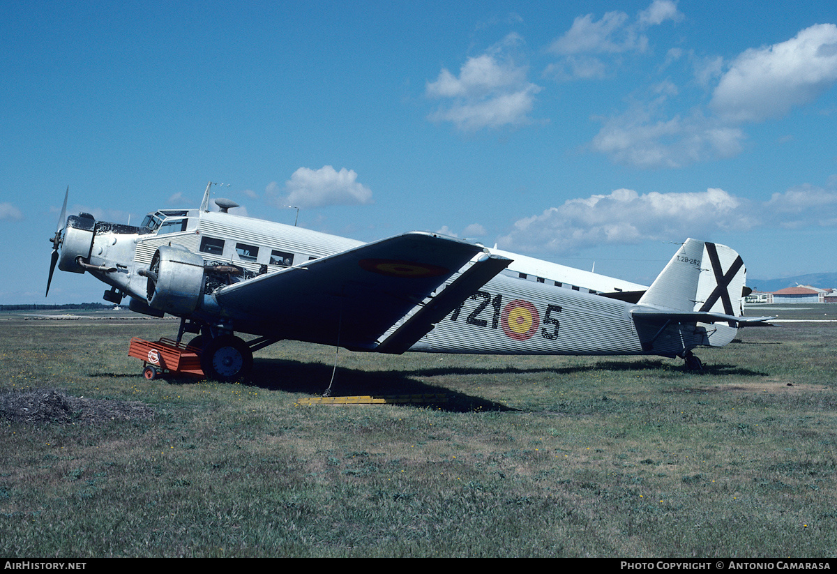 Aircraft Photo of T.2B-262 | CASA 352A-1 | Spain - Air Force | AirHistory.net #271118
