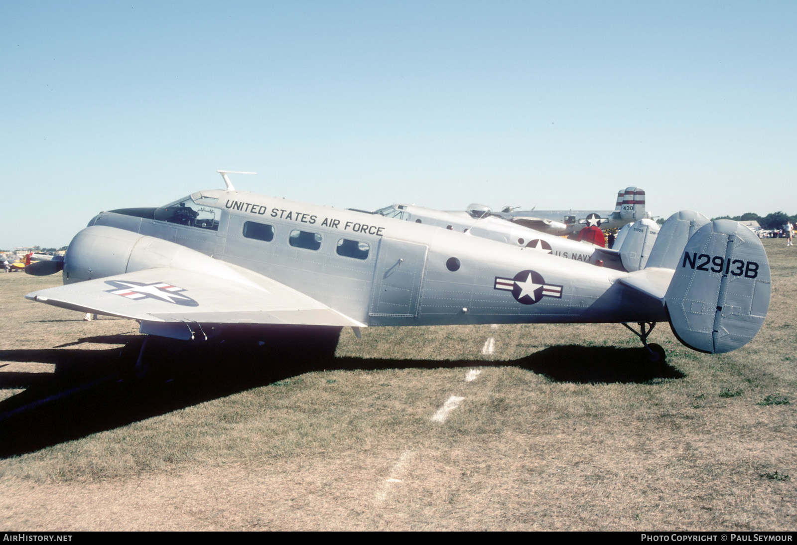 Aircraft Photo of N2913B | Beech D18S | USA - Air Force | AirHistory.net #271130