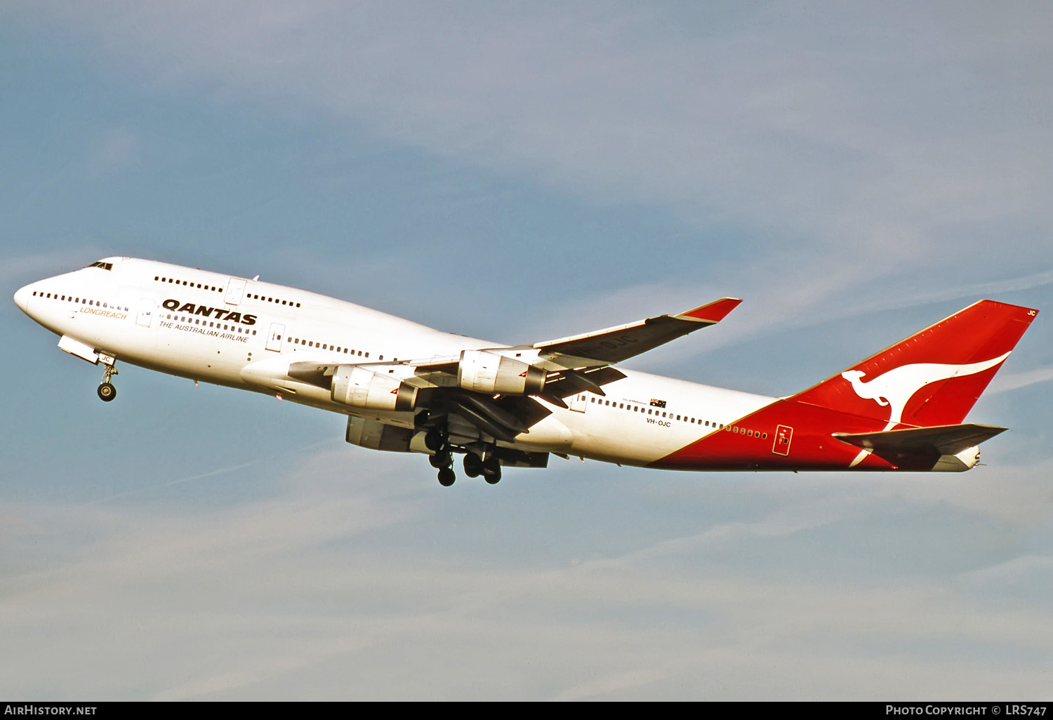 Aircraft Photo of VH-OJC | Boeing 747-438 | Qantas | AirHistory.net #271147