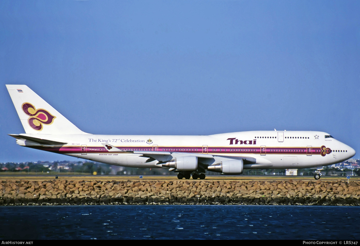 Aircraft Photo of HS-TGW | Boeing 747-4D7 | Thai Airways International | AirHistory.net #271149
