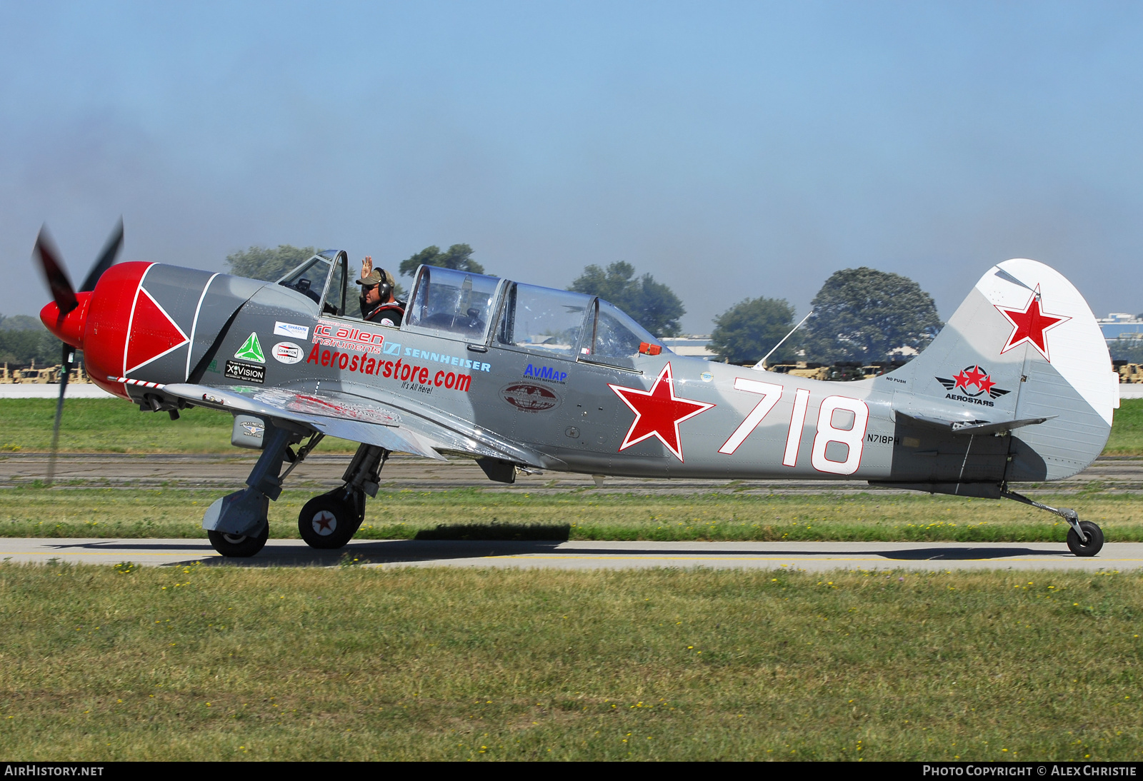 Aircraft Photo of N718PH | Yakovlev Yak-52TW | Soviet Union - Air Force | AirHistory.net #271159