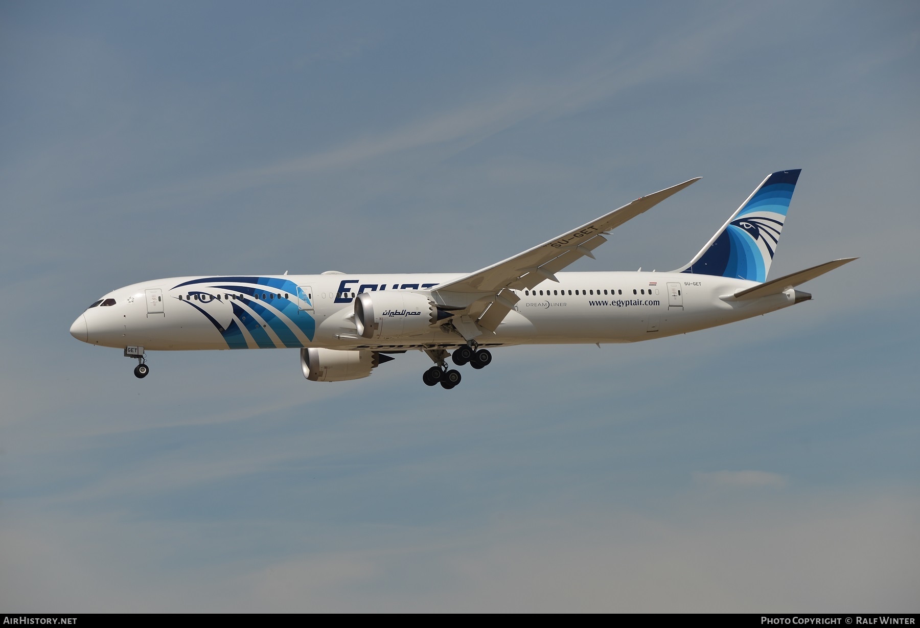 Aircraft Photo of SU-GET | Boeing 787-9 Dreamliner | EgyptAir | AirHistory.net #271202