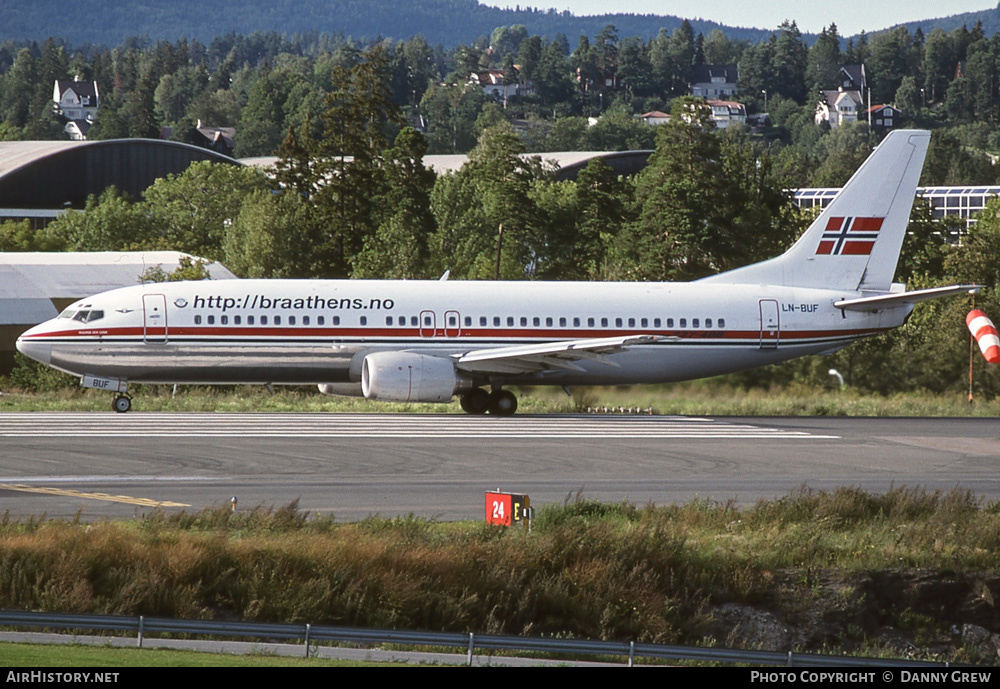 Aircraft Photo of LN-BUF | Boeing 737-405 | Braathens SAFE | AirHistory.net #271215