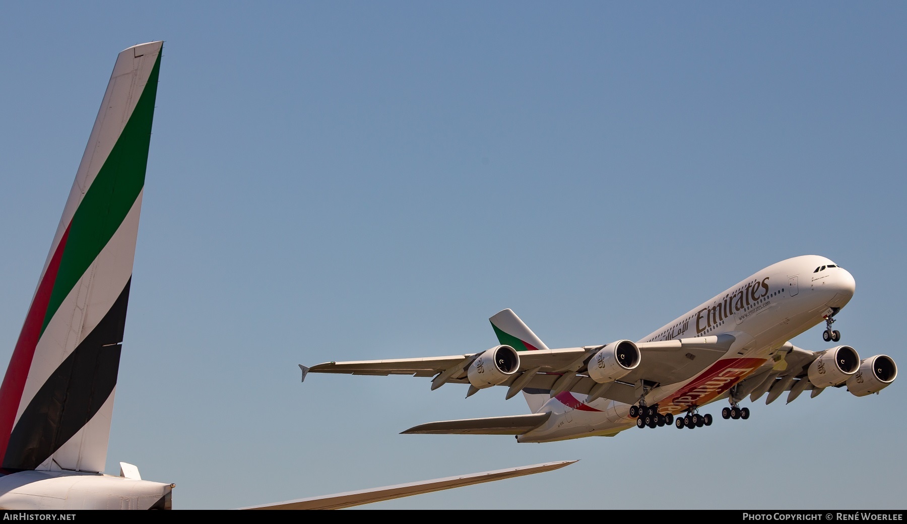 Aircraft Photo of A6-EVE | Airbus A380-842 | Emirates | AirHistory.net #271239