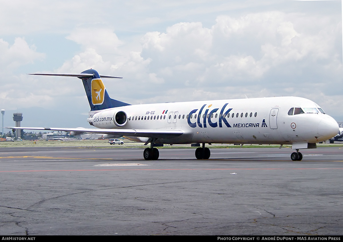 Aircraft Photo of XA-TCG | Fokker 100 (F28-0100) | Click Mexicana | AirHistory.net #271260