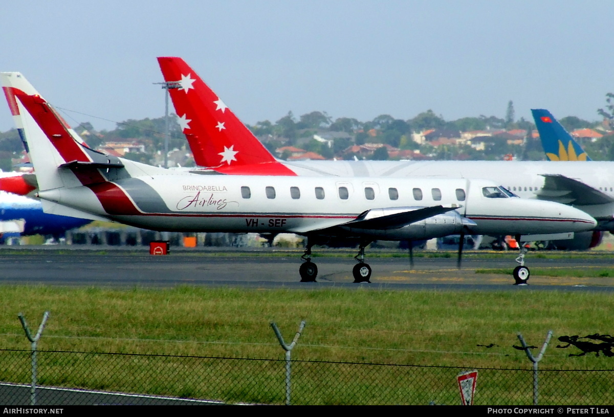 Aircraft Photo of VH-SEF | Fairchild Swearingen SA-227AC Metro III | Brindabella Airlines | AirHistory.net #271275