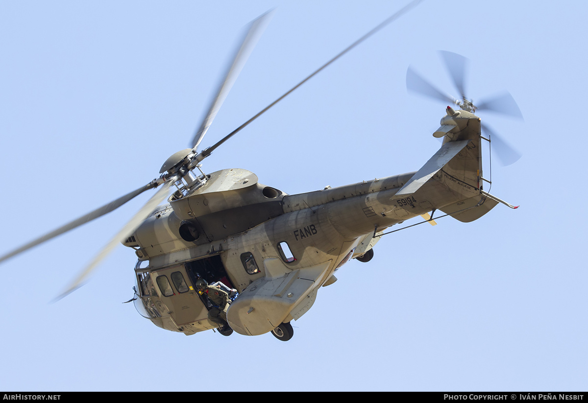 Aircraft Photo of 59194 | Aerospatiale AS-532AC Cougar | Venezuela - Air Force | AirHistory.net #271290