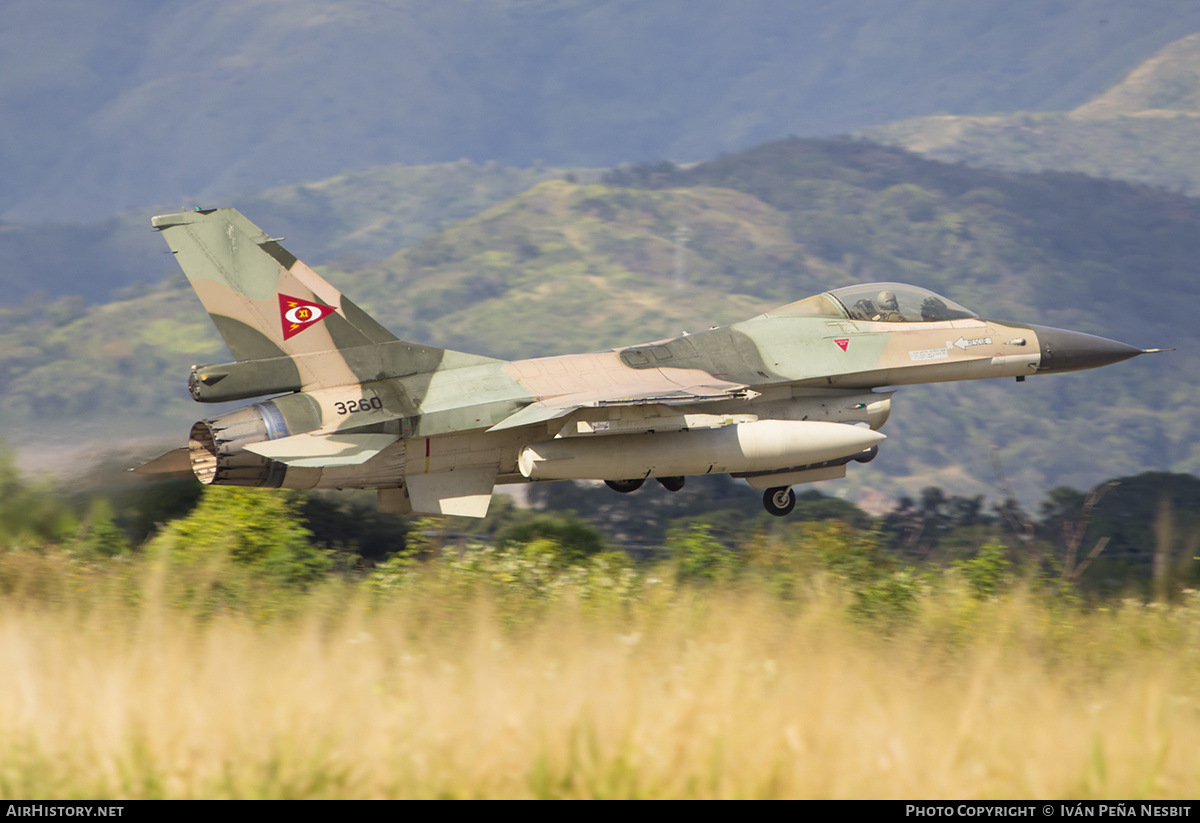 Aircraft Photo of 3260 | General Dynamics F-16A Fighting Falcon | Venezuela - Air Force | AirHistory.net #271298