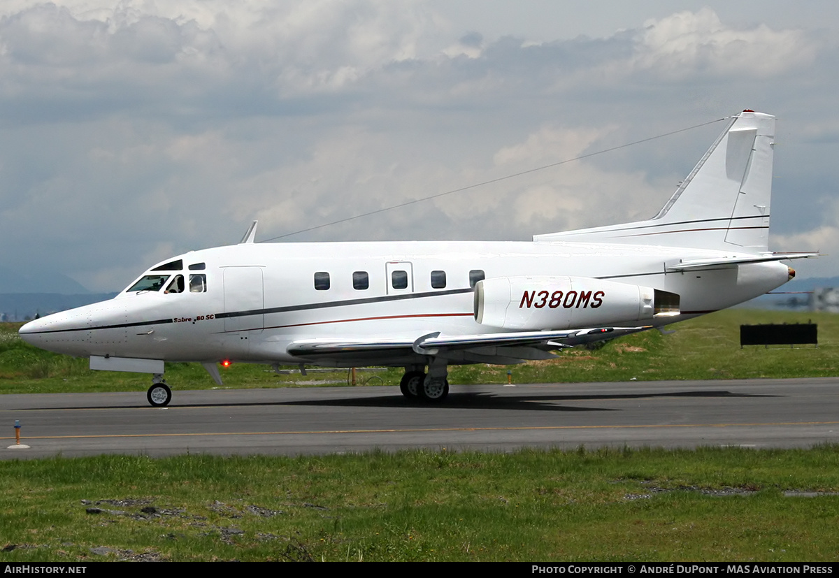 Aircraft Photo of N380MS | North American Rockwell NA-370 Sabreliner 80 | AirHistory.net #271319