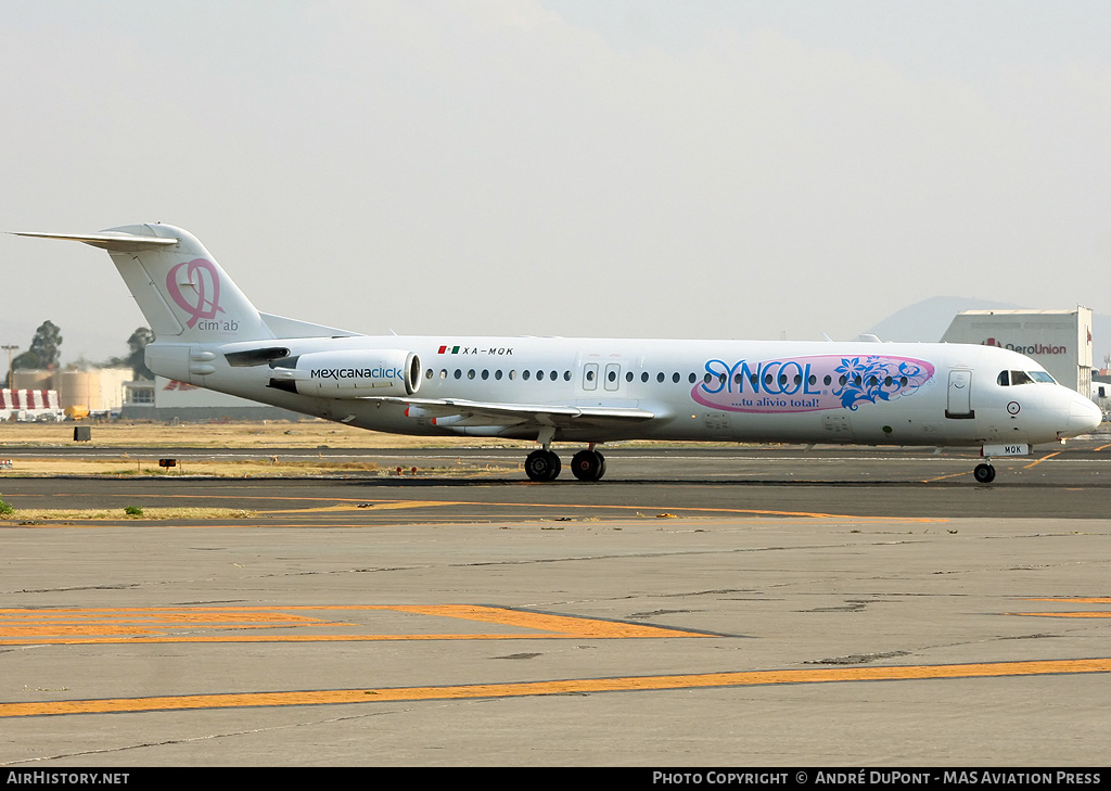 Aircraft Photo of XA-MQK | Fokker 100 (F28-0100) | MexicanaClick | AirHistory.net #271327