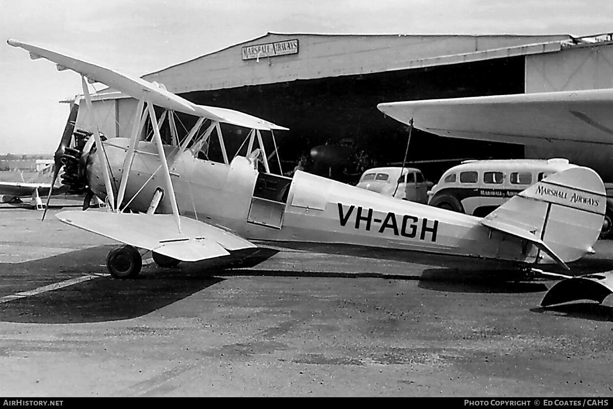 Aircraft Photo of VH-AGH | Avro 643 Cadet II | Marshall Airways | AirHistory.net #271348