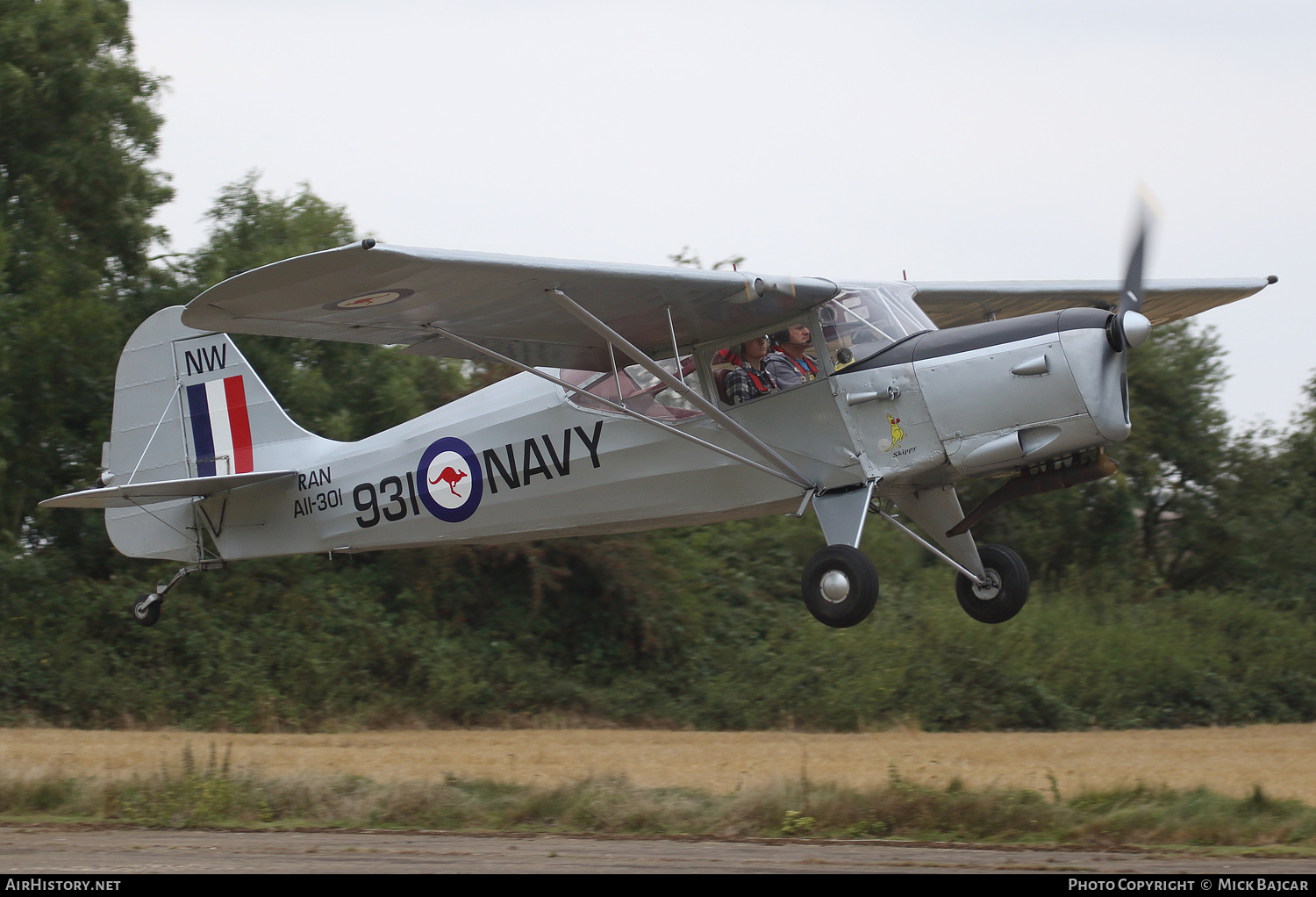 Aircraft Photo of G-ARKG / A11-301 | Auster J-5G Cirrus Autocar | Australia - Navy | AirHistory.net #271355