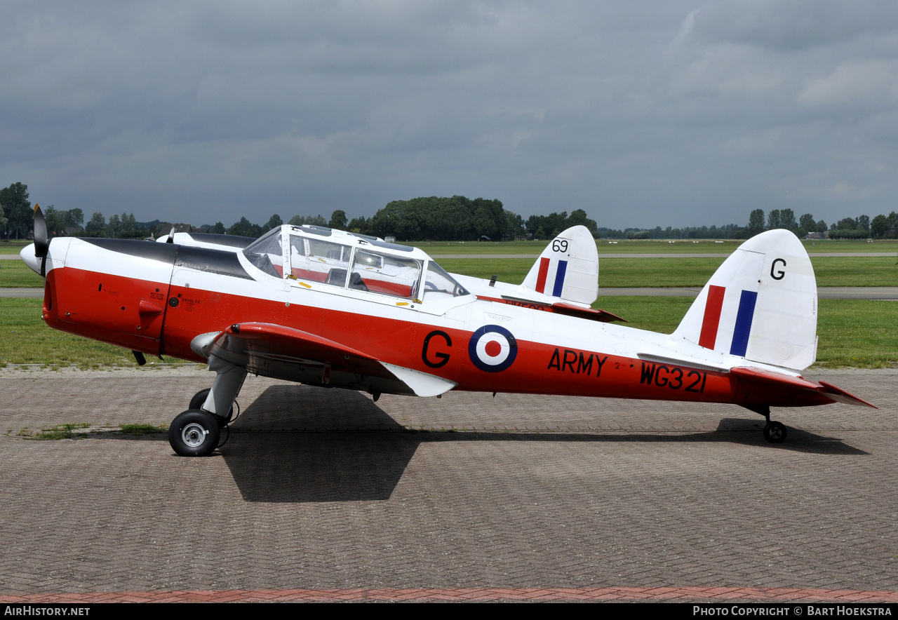Aircraft Photo of G-DHCC / WG321 | De Havilland DHC-1 Chipmunk Mk22 | UK - Army | AirHistory.net #271356