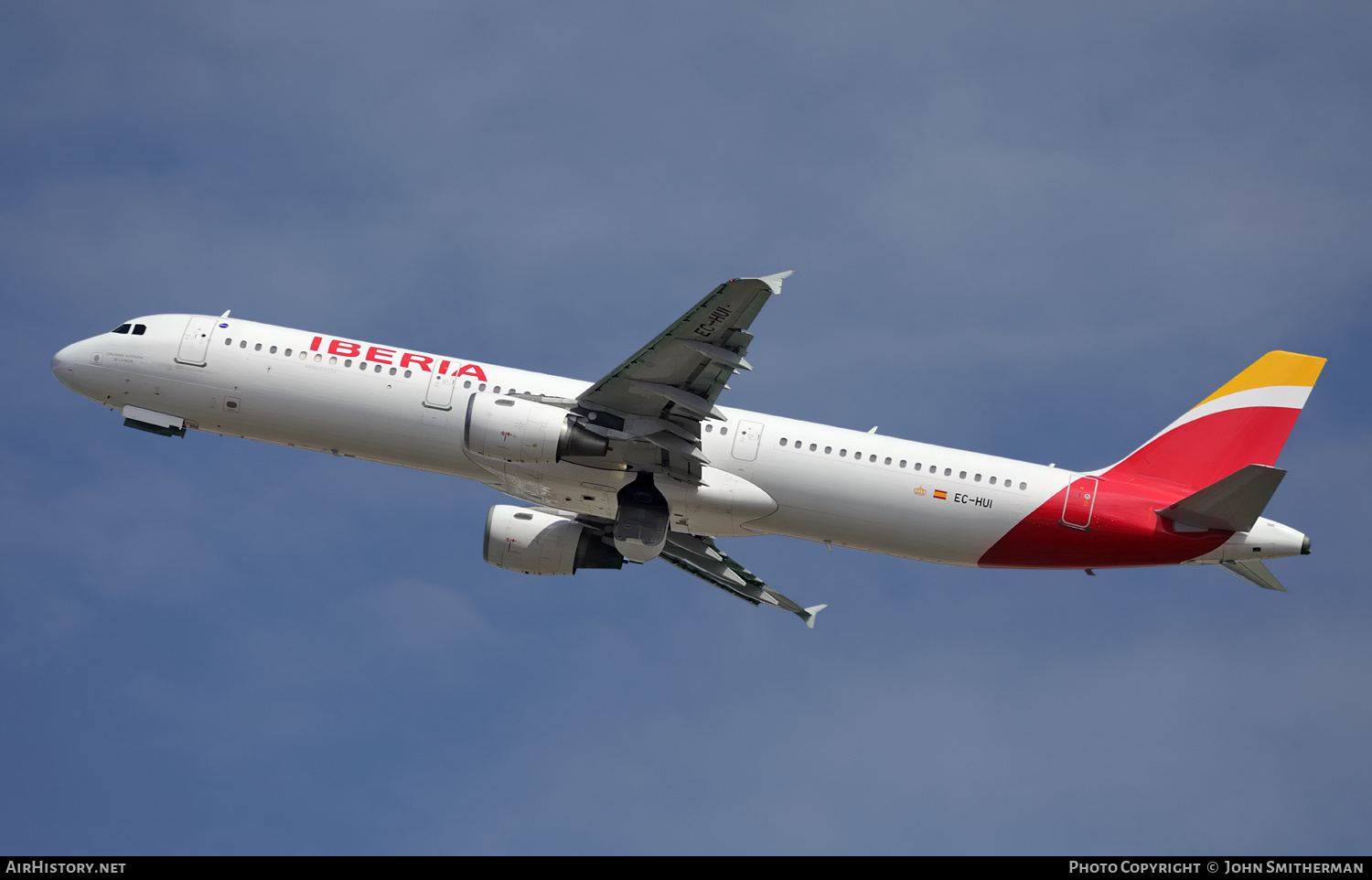 Aircraft Photo of EC-HUI | Airbus A321-212 | Iberia | AirHistory.net #271362