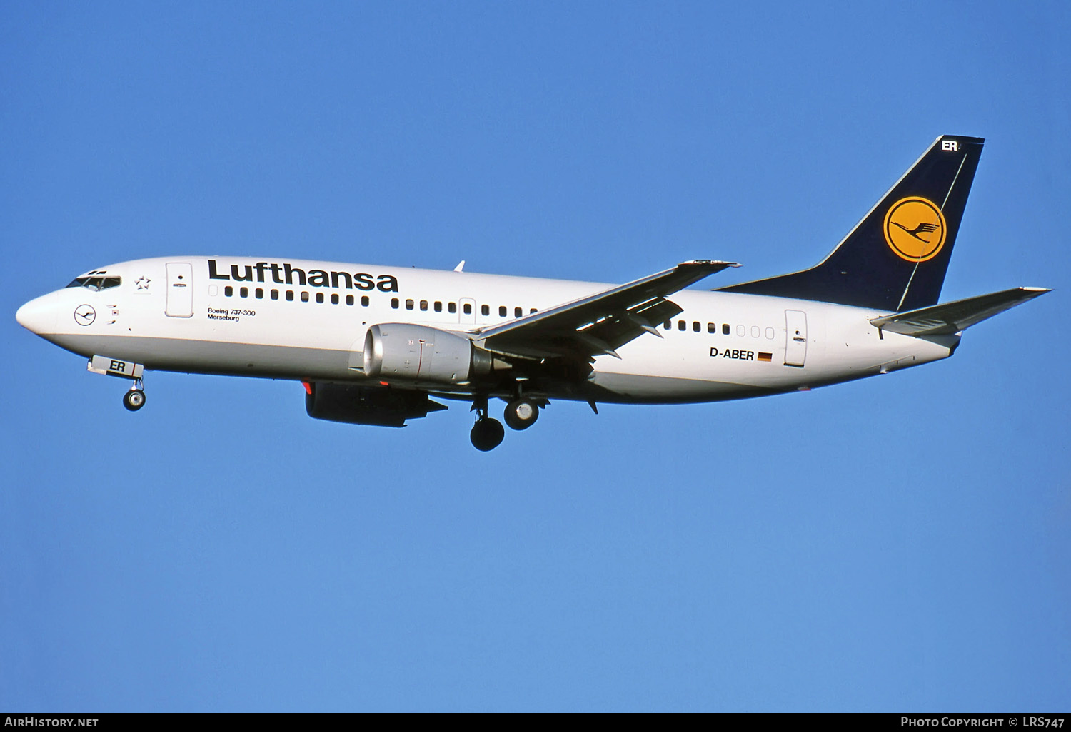 Aircraft Photo of D-ABER | Boeing 737-330 | Lufthansa | AirHistory.net #271368