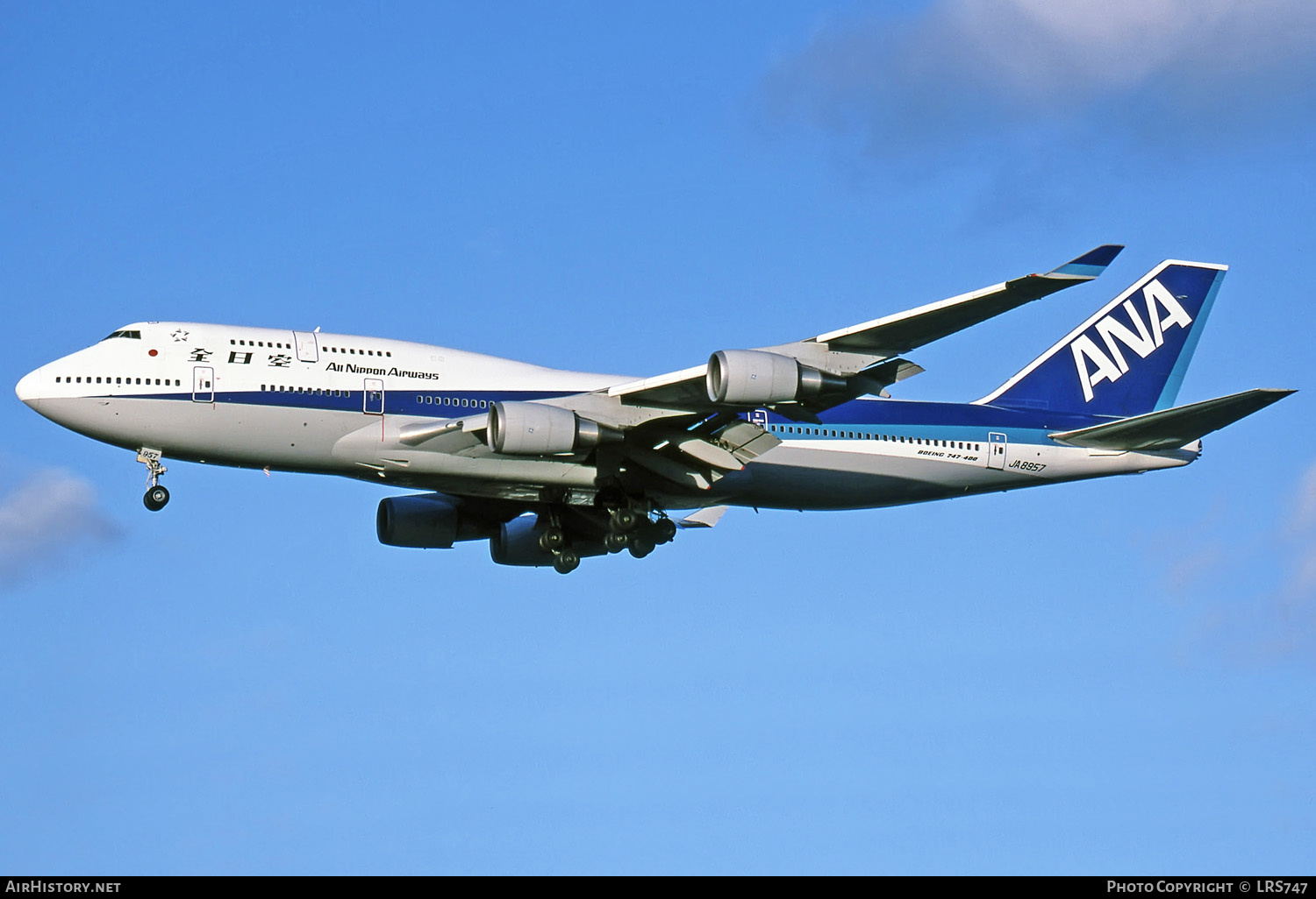 Aircraft Photo of JA8957 | Boeing 747-481 | All Nippon Airways - ANA | AirHistory.net #271403