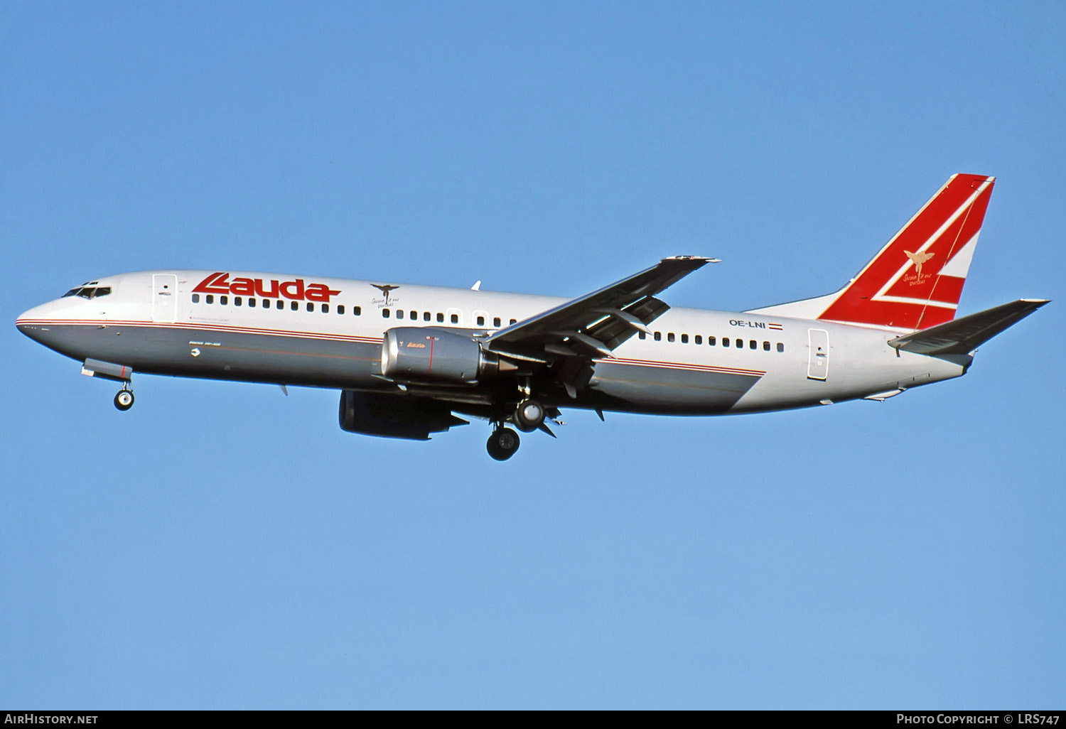 Aircraft Photo of OE-LNI | Boeing 737-4Z9 | Lauda Air | AirHistory.net #271435