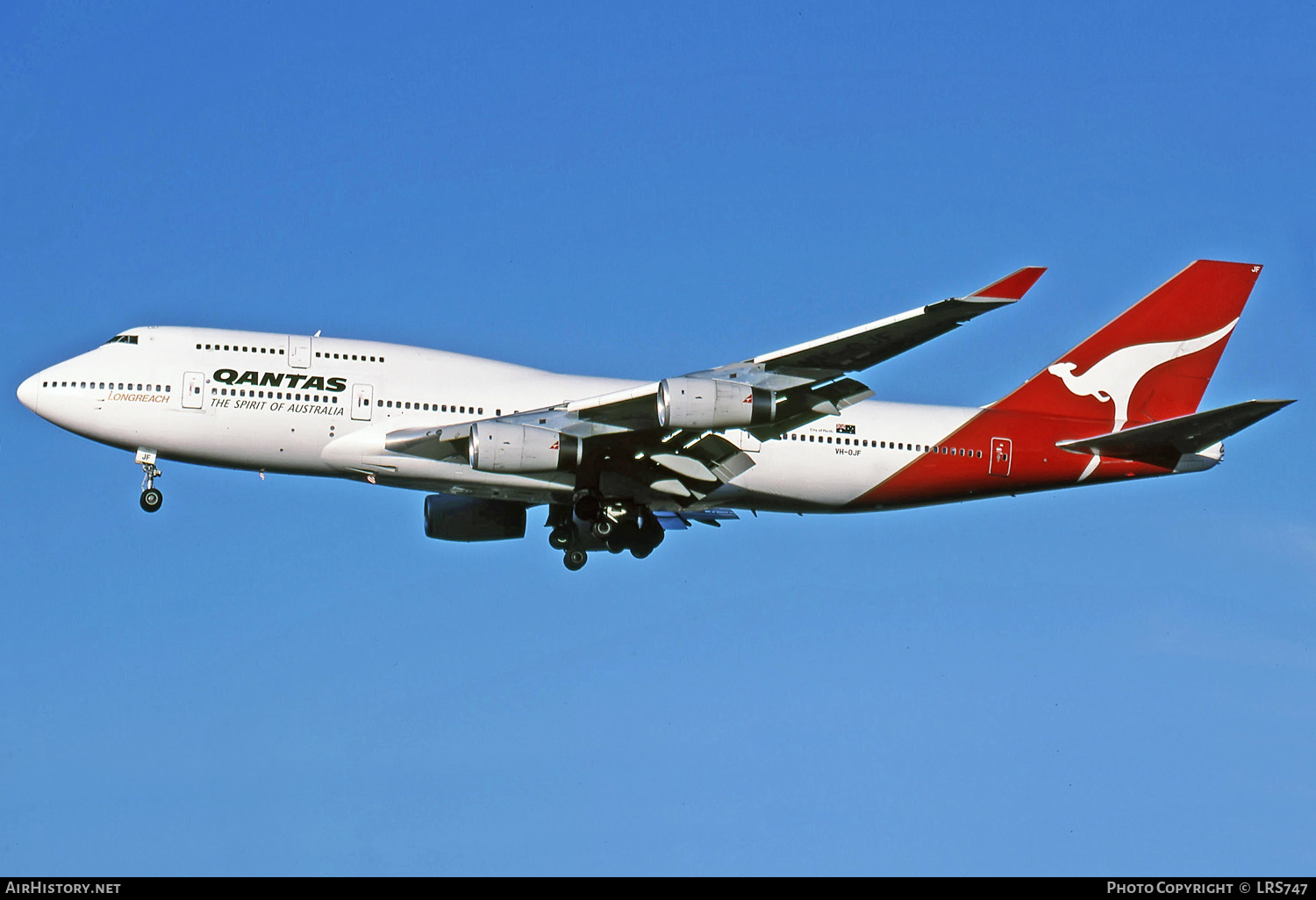 Aircraft Photo of VH-OJF | Boeing 747-438 | Qantas | AirHistory.net #271450