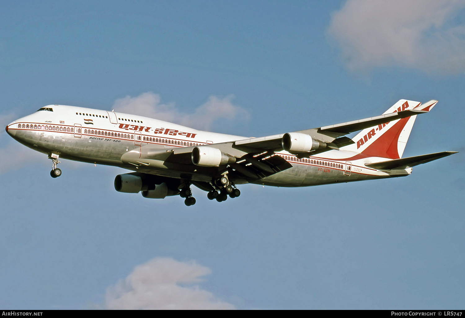 Aircraft Photo of VT-ESN | Boeing 747-437 | Air India | AirHistory.net #271452