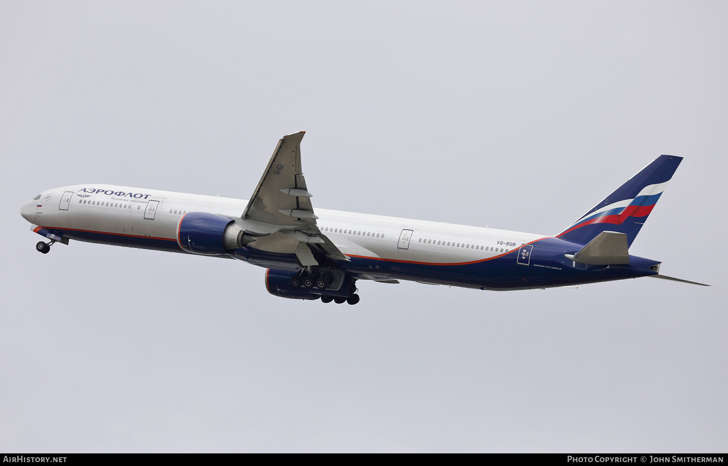 Aircraft Photo of VQ-BQB | Boeing 777-3M0/ER | Aeroflot - Russian Airlines | AirHistory.net #271461
