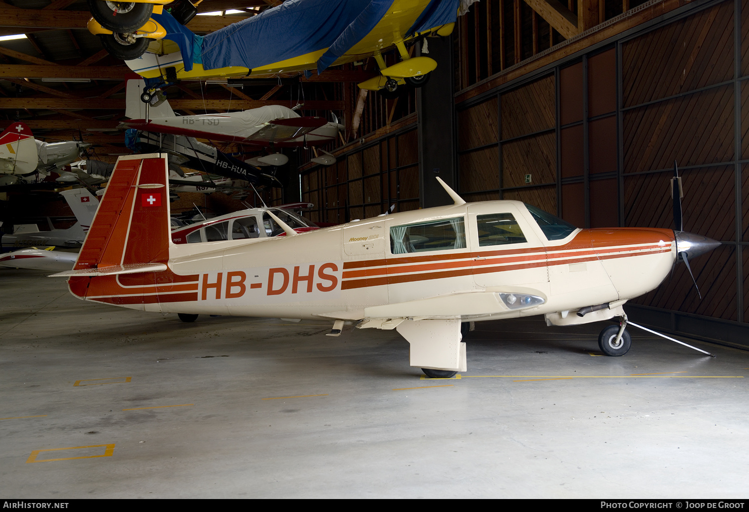 Aircraft Photo of HB-DHS | Mooney M-20J 201 | AirHistory.net #271467