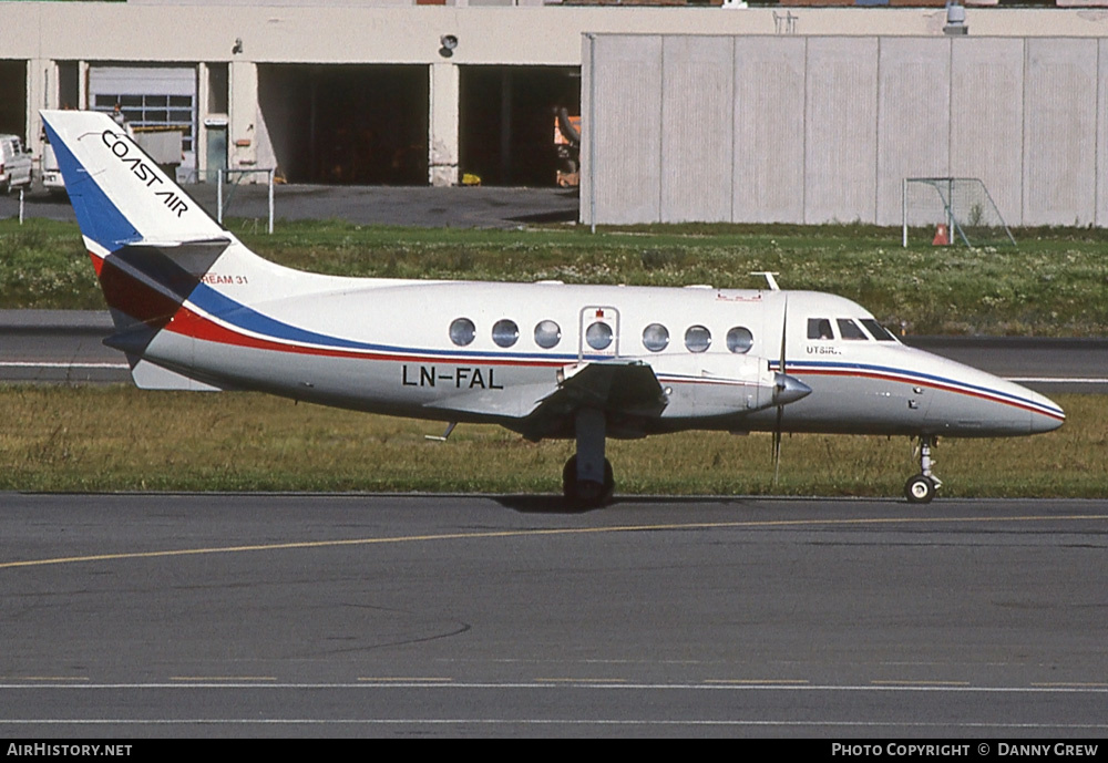 Aircraft Photo of LN-FAL | British Aerospace BAe-3101 Jetstream 31 | Coast Air | AirHistory.net #271471