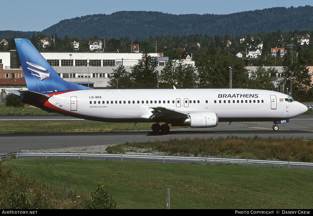 Aircraft Photo of LN-BRA | Boeing 737-405 | Braathens | AirHistory.net #271478