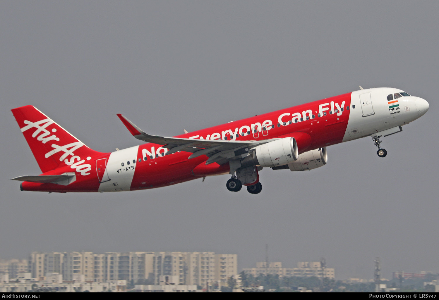 Aircraft Photo of VT-ATB | Airbus A320-216 | AirAsia | AirHistory.net #271479