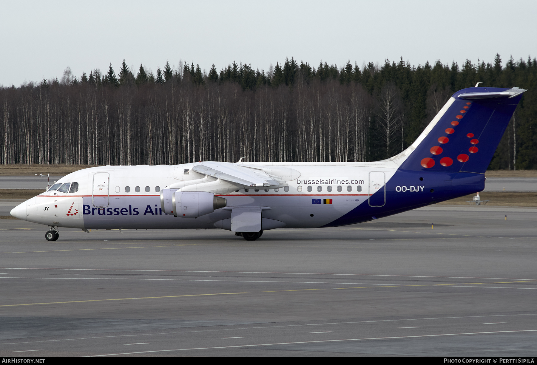 Aircraft Photo of OO-DJY | British Aerospace Avro 146-RJ85 | Brussels Airlines | AirHistory.net #271499