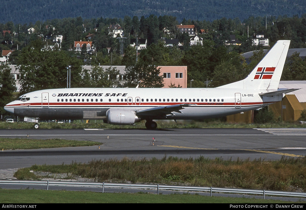 Aircraft Photo of LN-BRE | Boeing 737-405 | Braathens SAFE | AirHistory.net #271522