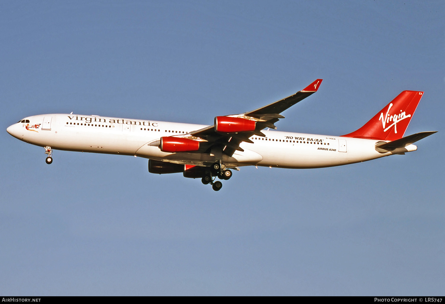 Aircraft Photo of G-VSEA | Airbus A340-311 | Virgin Atlantic Airways | AirHistory.net #271541