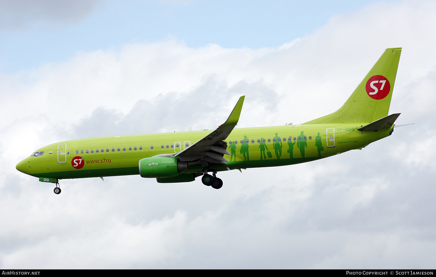 Aircraft Photo of VP-BDG | Boeing 737-8Q8 | S7 Airlines | AirHistory.net #271543