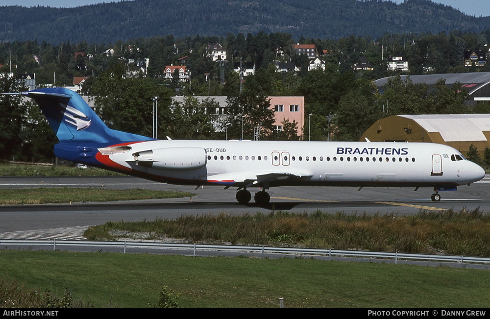 Aircraft Photo of SE-DUD | Fokker 100 (F28-0100) | Braathens | AirHistory.net #271544