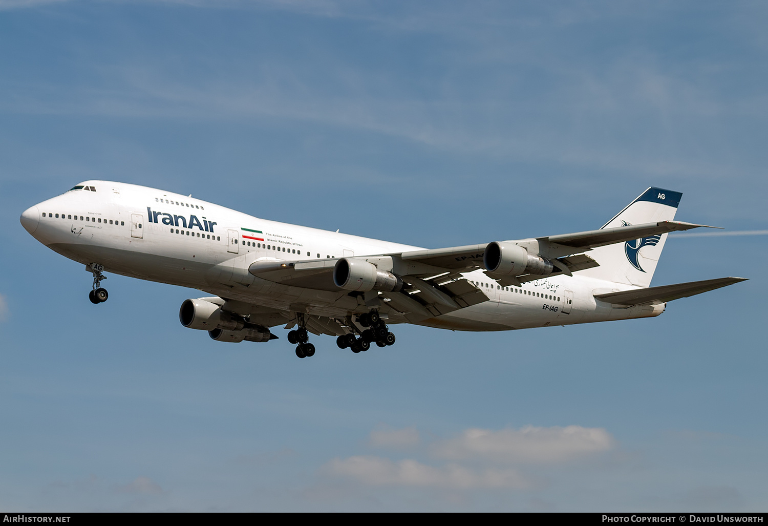 Aircraft Photo of EP-IAG | Boeing 747-286BM | Iran Air | AirHistory.net #271561