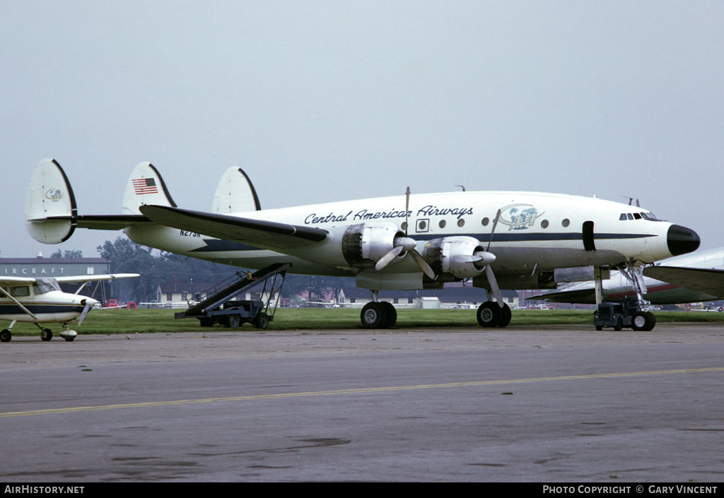 Aircraft Photo of N273R | Lockheed L-749A Constellation | Central American Airways - CAA | AirHistory.net #271565