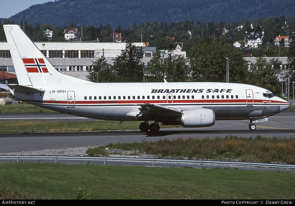 Aircraft Photo of LN-BRH | Boeing 737-505 | Braathens SAFE | AirHistory.net #271575