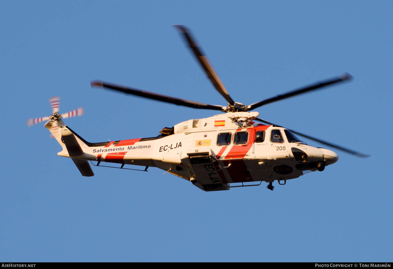 Aircraft Photo of EC-LJA | AgustaWestland AW-139 | Salvamento Marítimo | AirHistory.net #271590