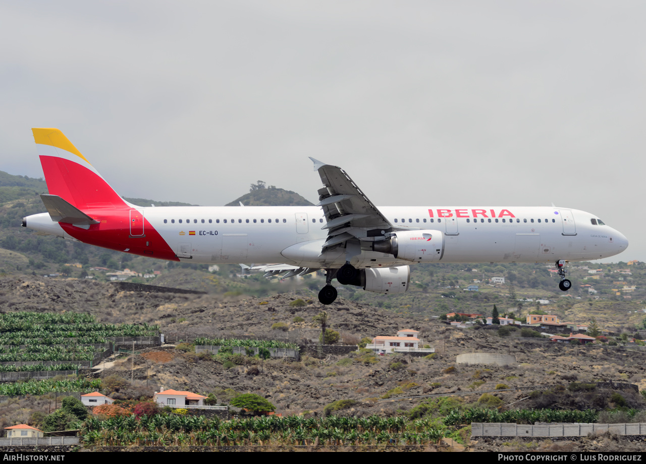 Aircraft Photo of EC-ILO | Airbus A321-213 | Iberia | AirHistory.net #271596