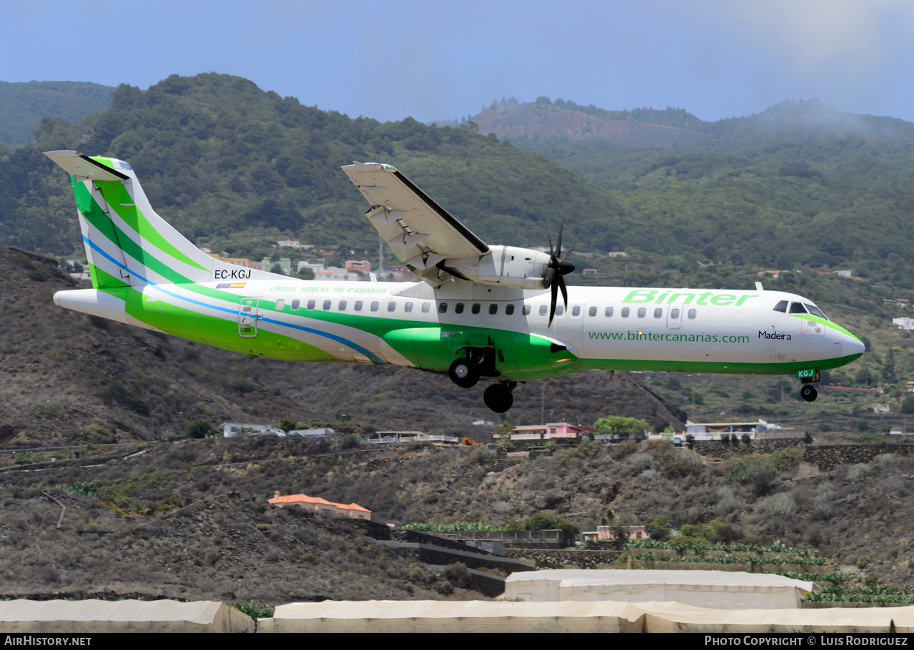 Aircraft Photo of EC-KGJ | ATR ATR-72-500 (ATR-72-212A) | Binter Canarias | AirHistory.net #271597