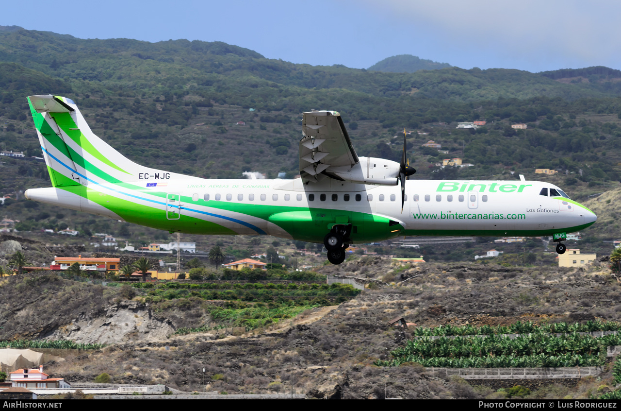 Aircraft Photo of EC-MJG | ATR ATR-72-600 (ATR-72-212A) | Binter Canarias | AirHistory.net #271615