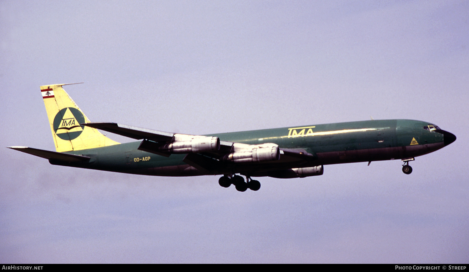 Aircraft Photo of OD-AGP | Boeing 707-321C | TMA - Trans Mediterranean Airways | AirHistory.net #271646